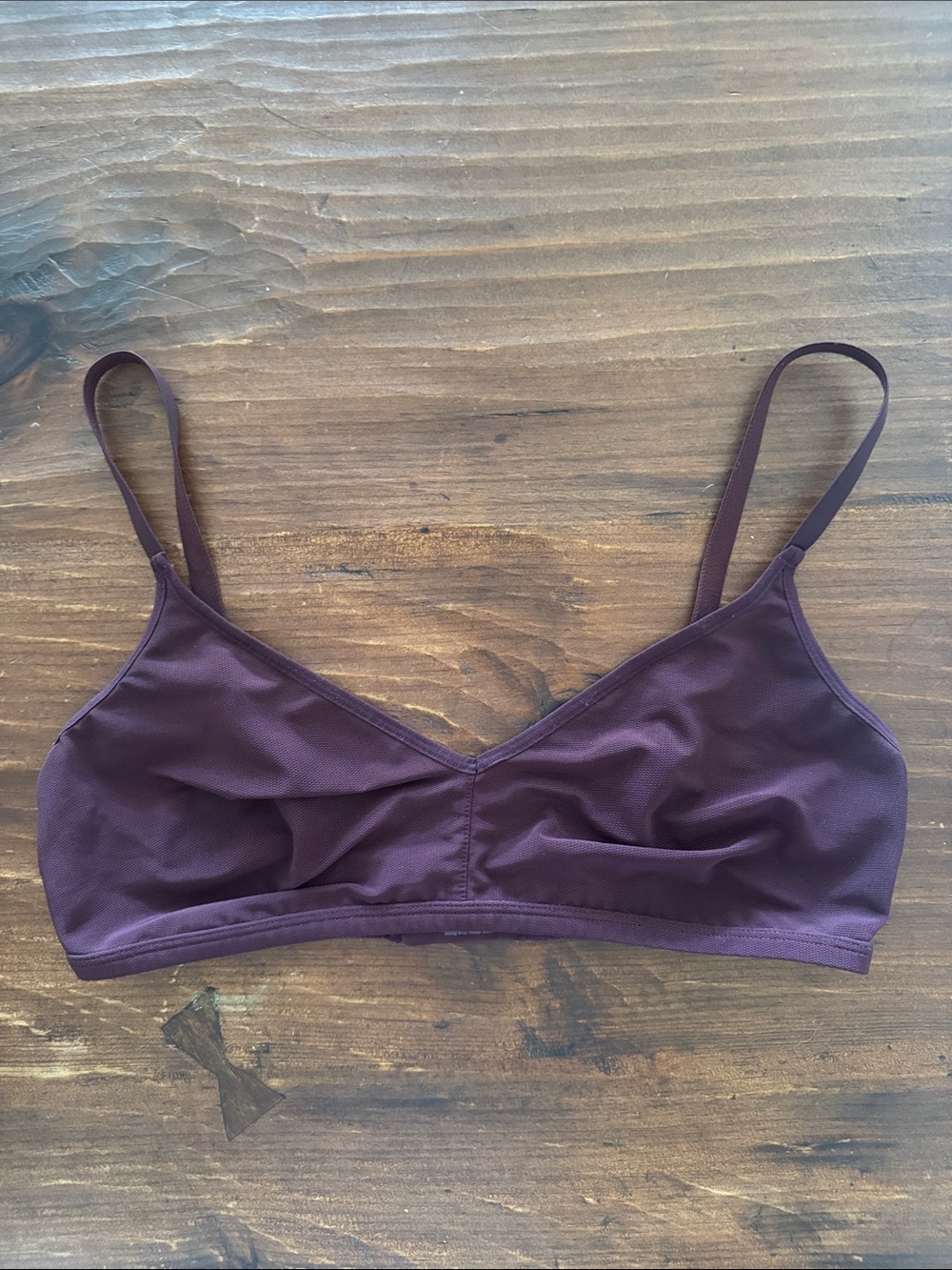 Negative Underwear Sieve Non-Wore Bra Wine Plum 3